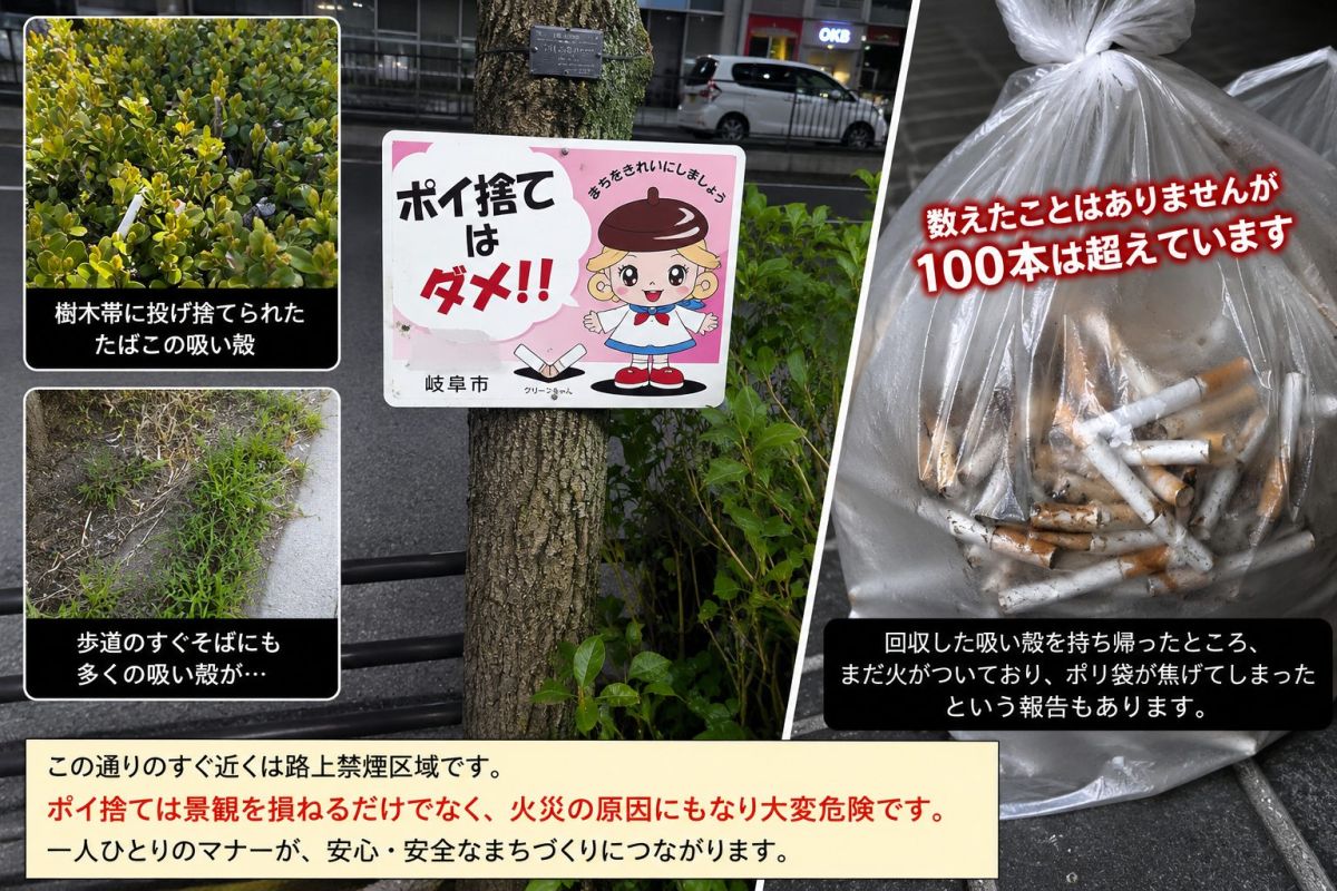 地域清掃活動とポイ捨て問題の調査